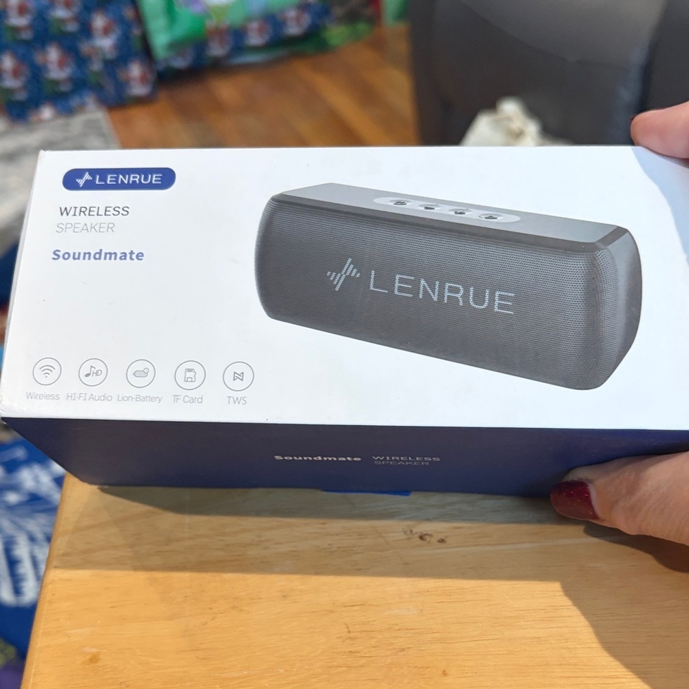 Lentil Black New In Box Wireless blue tooth speaker